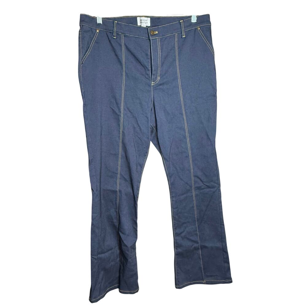 Unique Vintage Stretch Denim Jeans Pants 1X NWOT